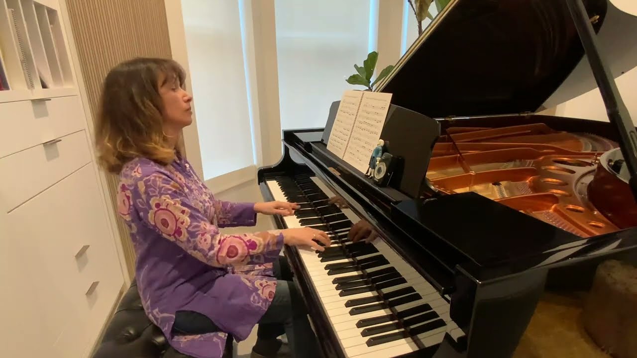 New Bach Piano arrangement from "Stepping Stones to Bach" Book 2 by Eleonor Bindman.