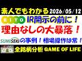 【全銘柄分析】5341 ASAHI EITO ホールディングス!理由なしの大暴落後予想通りのIR開示?住石ホールディングスの事例から見た大口の操作相場!個人投資家どう対処するか?【20260512】