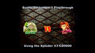 Battle Arena Toshinden 3 Bayhou Playthrough using the Xploder V3 CD9000 for Ps1 :D #Playstation