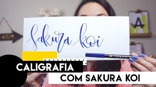 Caneta Brush Pen Koi da Sakura | by Aline Albino
