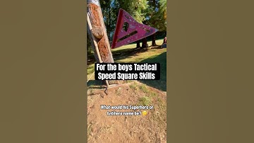 Tactical Speed Square Skills for the Boys #skills #fyp #superhero #thor #tricks #ninja