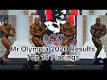 Mr Olympia 2020 Results Top 10 Placings