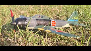 Mitsubishi A6M Zero 400mm warbird afternoon flight