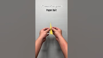 How to make ORIGAMI Paper Darts 🎯 that were once banned in schools in the US 🇺🇸 #vvvreview