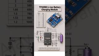TP4056 Li-ion Battery Charging Module ⚙️ #diy #shorts #battery #short