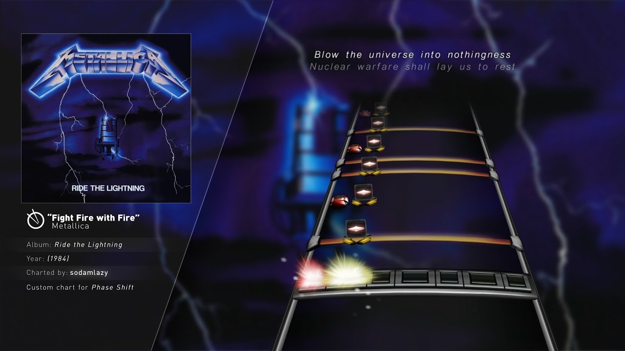 Metallica - Fight Fire with Fire (Drum Chart)