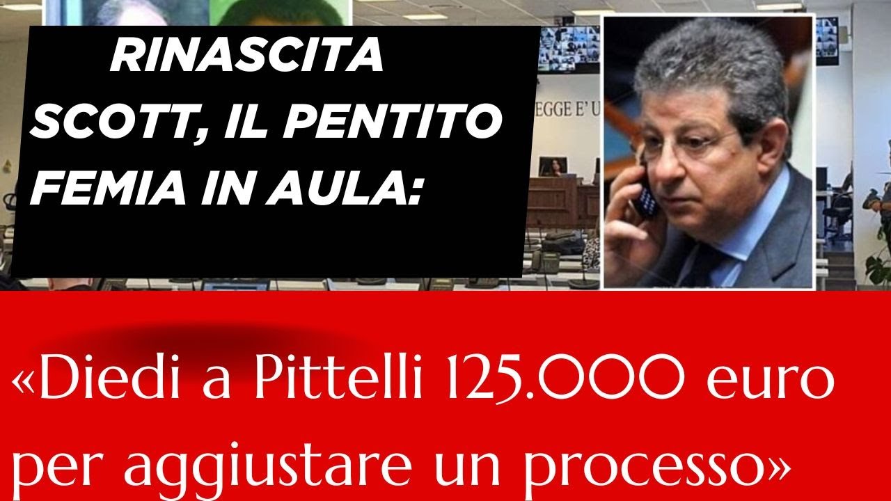 Rinascita Scott il pentito Femia in aula: «Diedi a Pittelli 125.000 euro per aggiustare un processo»