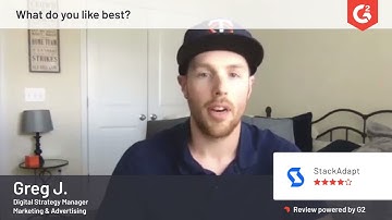 StackAdapt Review on G2: "Made the Switch from Centro, Haven