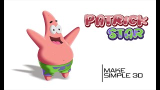 How to Make Simple 3D Picture of PATRICK - Sponge Bob Friend, Using Corel Draw 3D (Tutorial) screenshot 5
