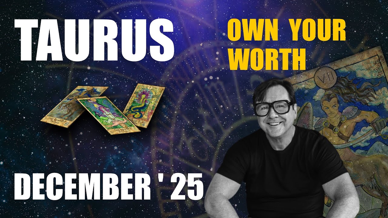 Телец, декабрь 2025: Ваша ценность, изобилие и сила, чтобы отпустить | Great Tarot