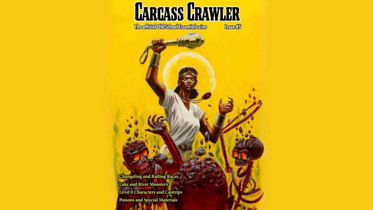 RPG Overview 234 Carcass Crawler #5 for Old-School Essentials