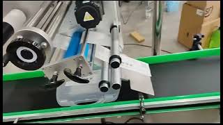 Flat boxes tray sticker labeling machine