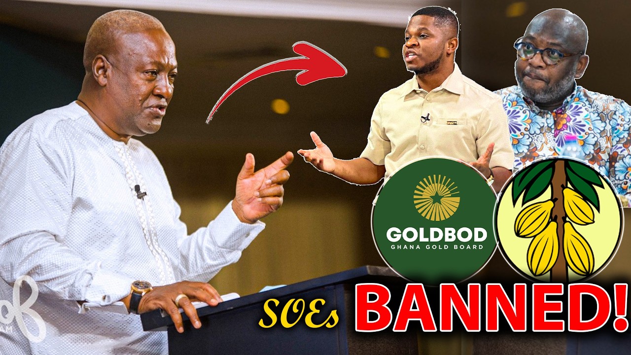 Mahama bans Sammy-Gyamfi🔥(GOLDBOD & COCOBOD) of SOE's travel for boards over rising cost! WATCH