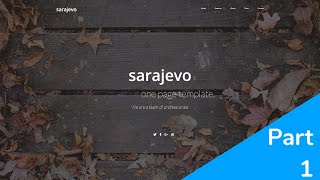 Create a Modern Web Design from Scratch - HTML CSS Bootstrap | Part 1