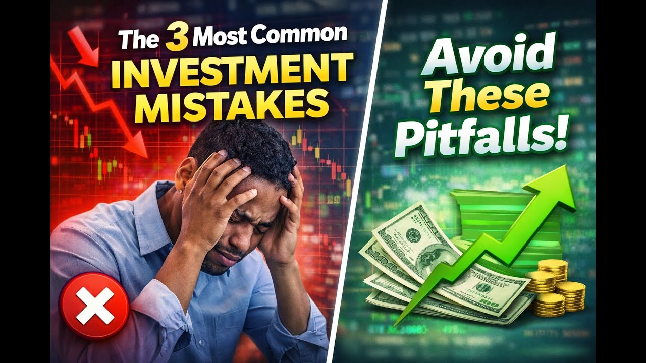 The 3 Most Common Investment Mistakes (And How to Avoid Them) | Avoid These Pitfalls!