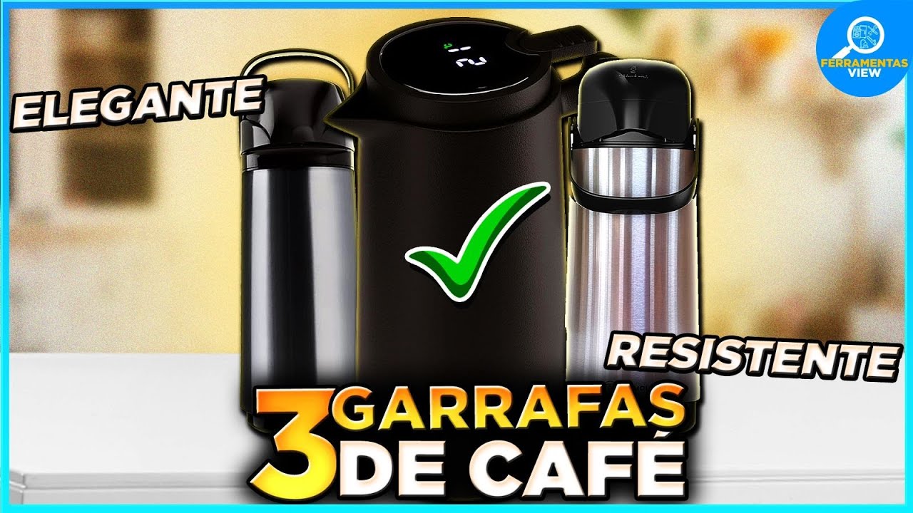 🏆TOP 3 Melhores GARRAFAS DE CAFÉ Boa e Barata 2025 | Qual Garrafa de ...