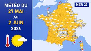 Weather Forecast from Wednesday, May 27 to Tuesday, June 2, 2026
