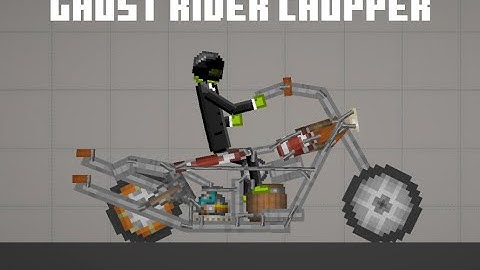 GHOST RIDER CHOPPER IN MELON PLAYGROUND 12.2 | PEOPLE PLAYGROUND | KSELEBOX