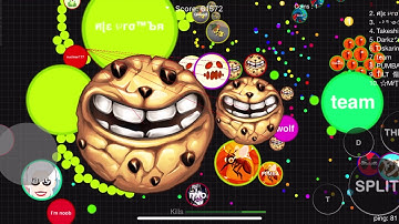 BLOB.IO SERVER DOMINATION WITH CRAZY POPSPLITS (75K OVERALL MASS)