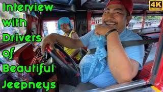 Colorfully Designed Jeepneys | Interview with Jeepney Drivers