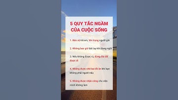 5 Quy Tắc Ngầm Của Cuộc Sống #shorts