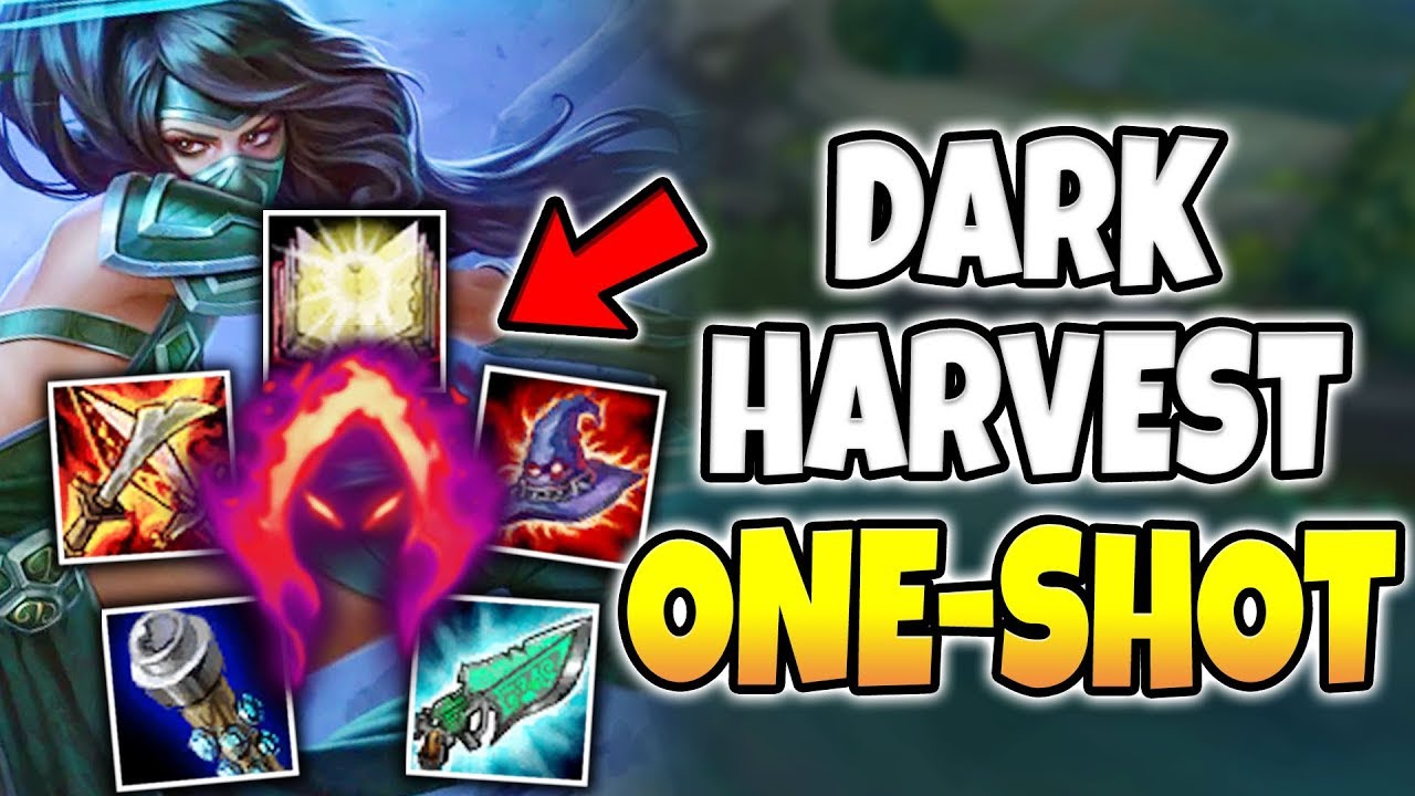 DARK HARVEST ONE-SHOT AKALI IS UNREAL!! SEASON 8 AKALI IS 100% BROKEN! - League of Legends