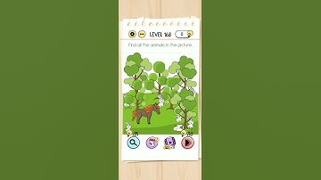 Brain Test Level 168 find all the animals in the picture #shorts #braintest