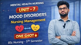 Unit 7 Nursing Management of Patient with Mood Disorders One Shot BScNursing 5th semester #subodh 