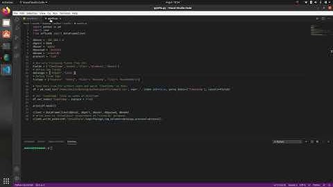 Python pandas dataframe into influxdb with tags