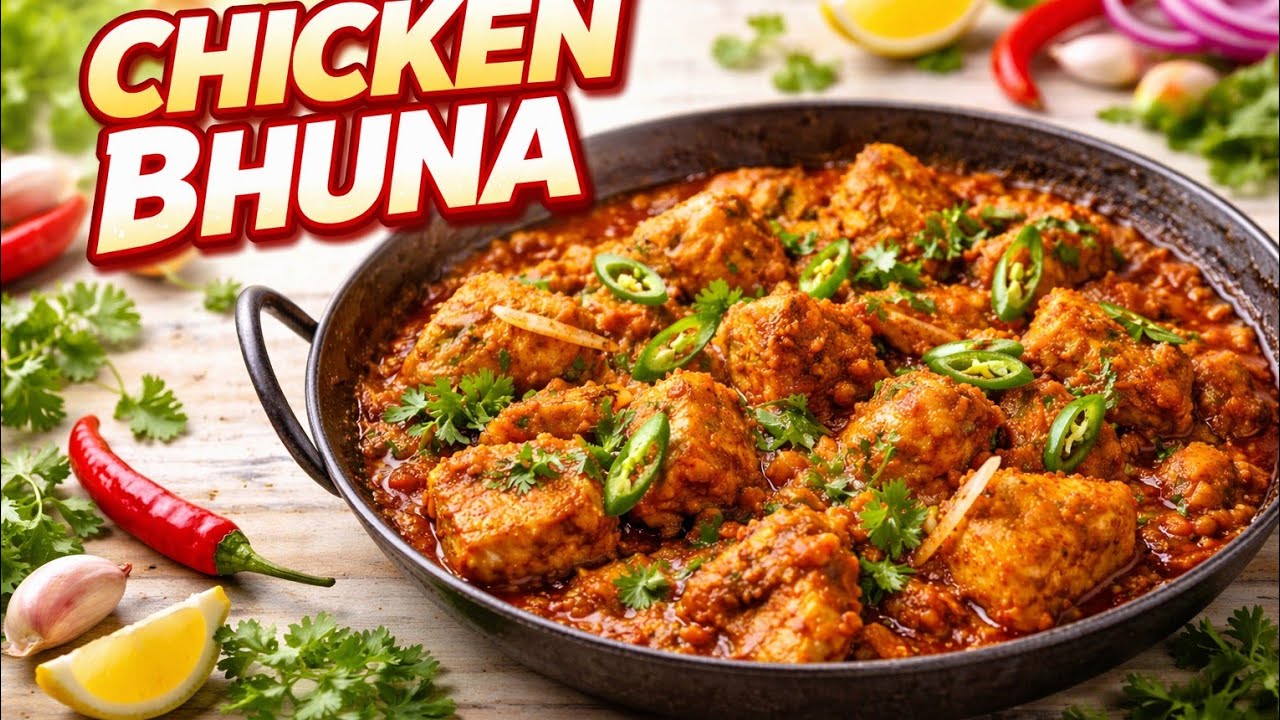 Chicken Bhuna Live Cooking 🔴
