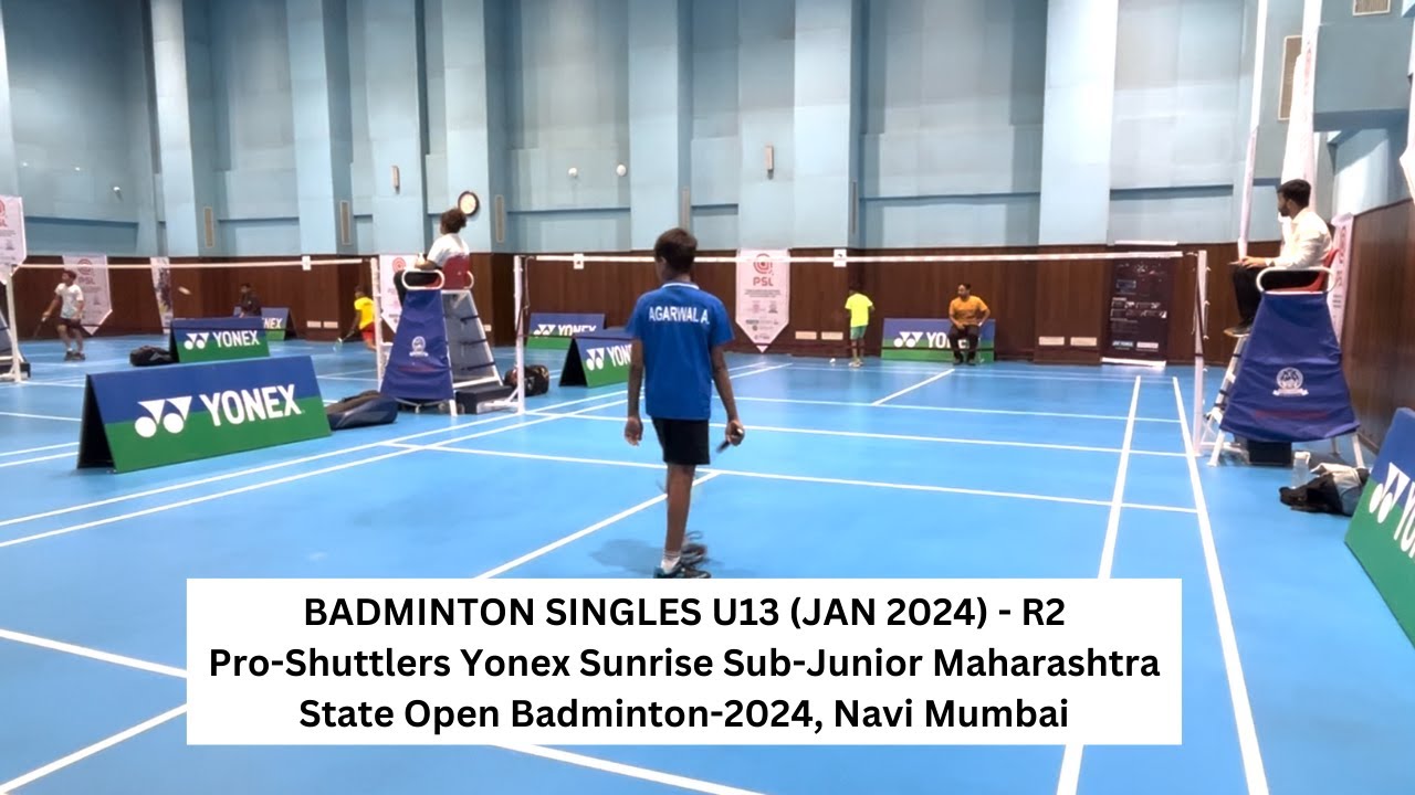M173- Under 13 Badminton Singles R2 | Pro-Shuttler Yonex Sunrise MH ...