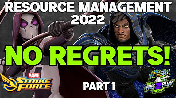 20 Characters You Will Not Regret Investing In | Resource Management 2022 | Marvel Strike Force