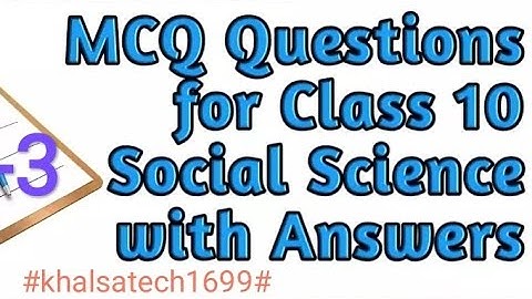 PSEB 10th class History Lesson 3 MCQ