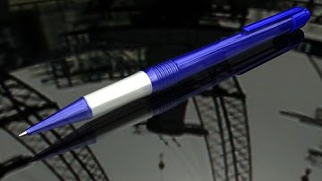 Maya tutorial : How to model a Ballpoint Pen