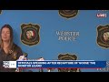 Officials speaking after recapture of 'Goose' the monitor lizard