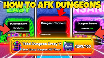 HOW TO AFK DUNGEONS AND GET 1000s OF CREDITS in ANIME ETERNALS