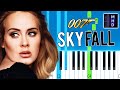 Adele  skyfall  piano tutorial