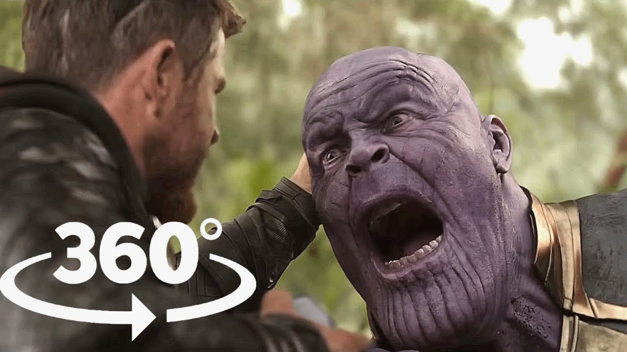 VR 360° Thor Vs Thanos - Avengers Infinity War (2018) - YouTube