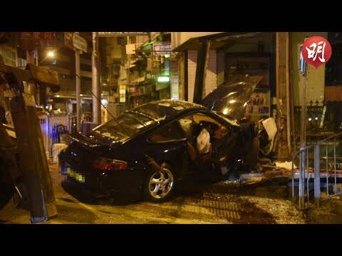 酒精測試超標兩倍 駕保時捷撞咖啡店 青年涉酒駕被捕