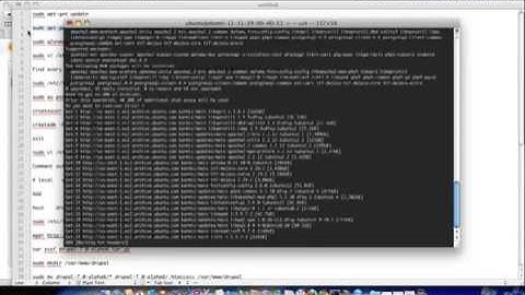 Installing Drupal 7 on Amazon EC2 Cloud with Ubuntu 9/10 & Postgres (DrupalCamp LA 2010)
