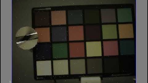 CDAVIS - the first hybrid vision sensor (HVS) - spinning bar color checker -