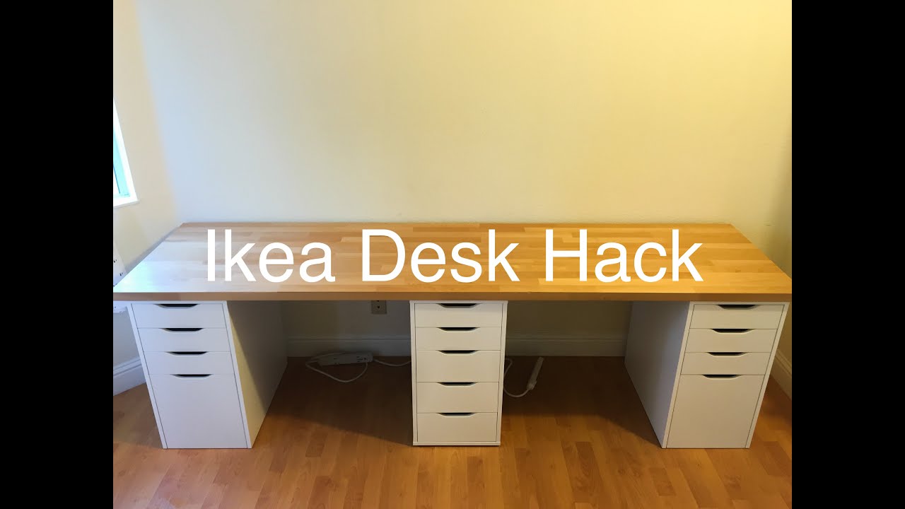 Ikea Desk Hack Youtube