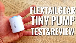 FLEXTAILGEAR TINY PUMP (Miniature Camping Pump) Wild Camping Gear Review and Test