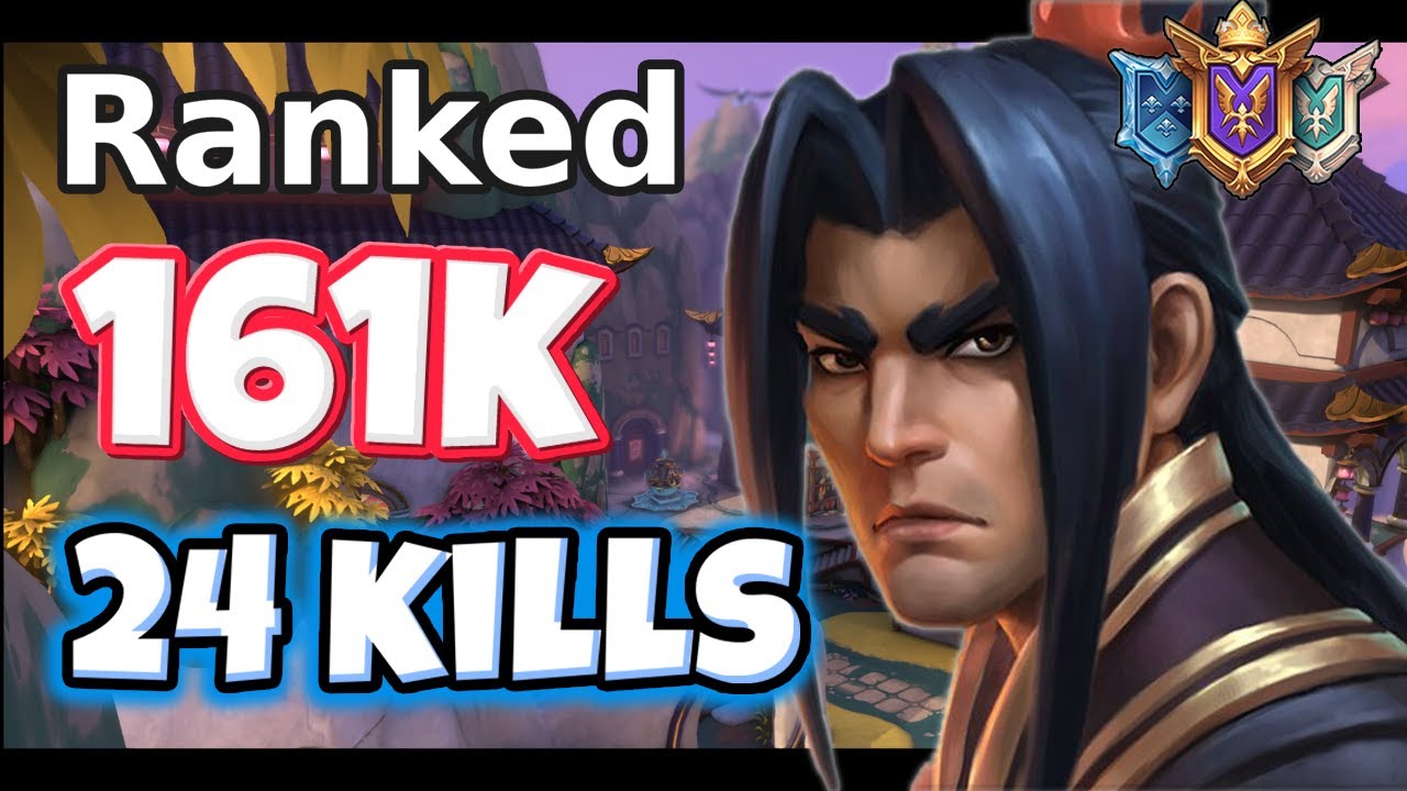 161k Dmg + 24 Kills ZHIN Hyper Carry (YOMI) Paladins Ranked YouTube