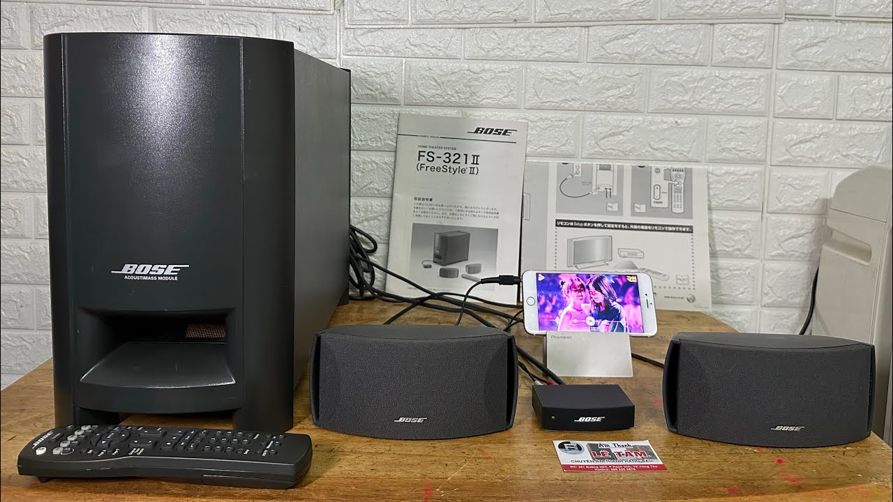 BOSE FS-321Ⅱ FreeStyle Speaker System Bose 321 Freestyle Seri 2 - Made in Mexico - YouTube