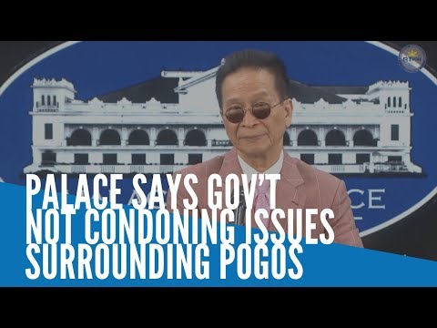Palace says gov’t not condoning issues surrounding Pogos