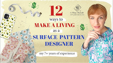 12 income streams for textile designers - choose one or all?!