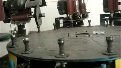 waheguru impex 6 head rotary table polishing machine.wmv