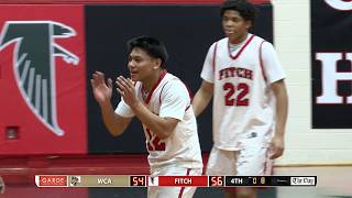 Fitch survives in first round vs. WCA, 58-54