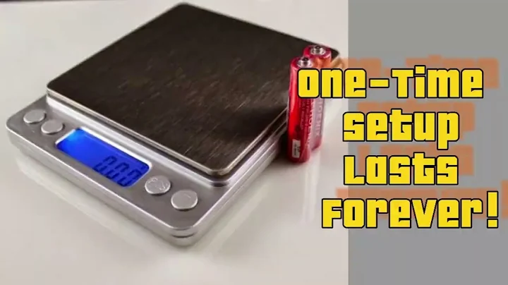 How to calibrate digital pocket scales.